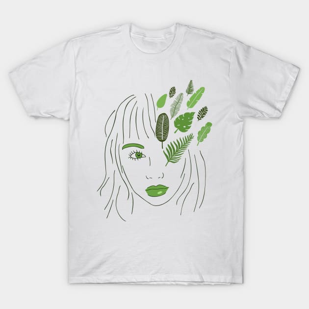 leaf girl T-Shirt by FandomizedRose